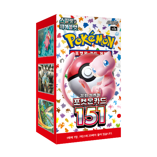 韓国版】強化拡張パック『ポケモンカード151』(SV2a)【未開封BOX