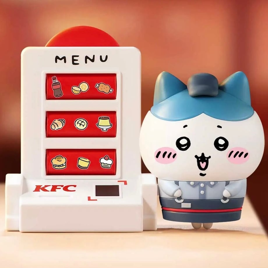 中国限定】中国KFC(ケンタッキー)ちいかわコラボおもちゃ ハチワレ