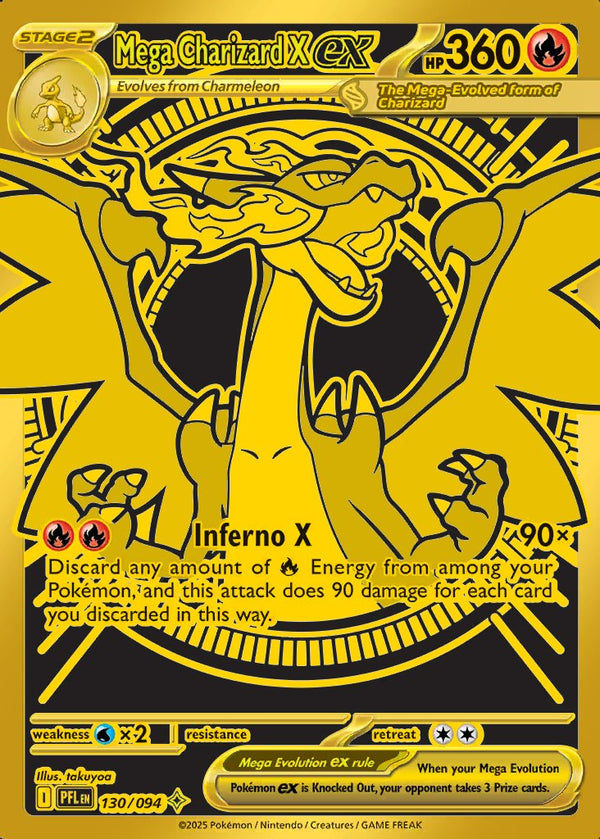 【英語版】メガリザードンXex MUR Mega Charizard X ex - 130/094