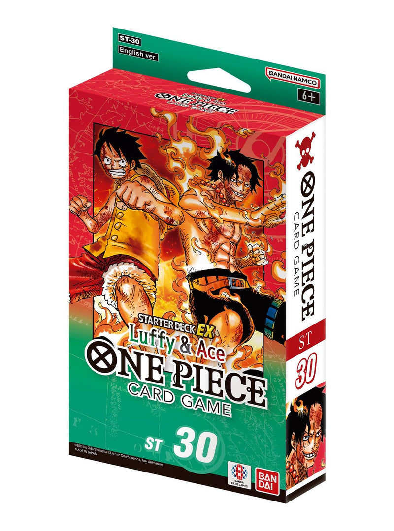ルフィ エース サボ 英語版 ST30 スタートデッキEX エース&ルフィ 英語版】ONE PIECE 「ルフィ＆エース」スターターデッキEX ST-30
