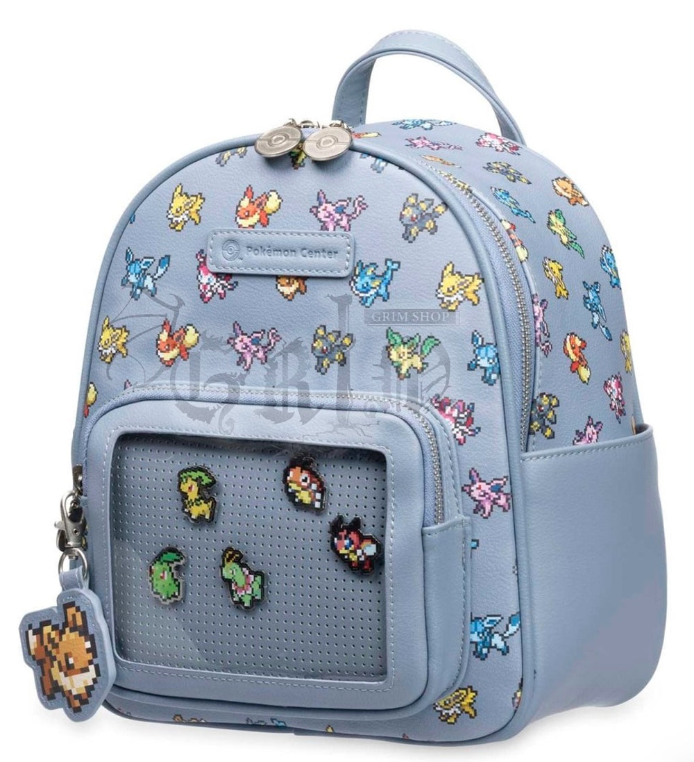 【海外版】イーブイ進化系 ポケモンピクセル ピンコレクターリュック：Eevee Evolutions Pokémon Pixel Pin  Collector Mini Backpack