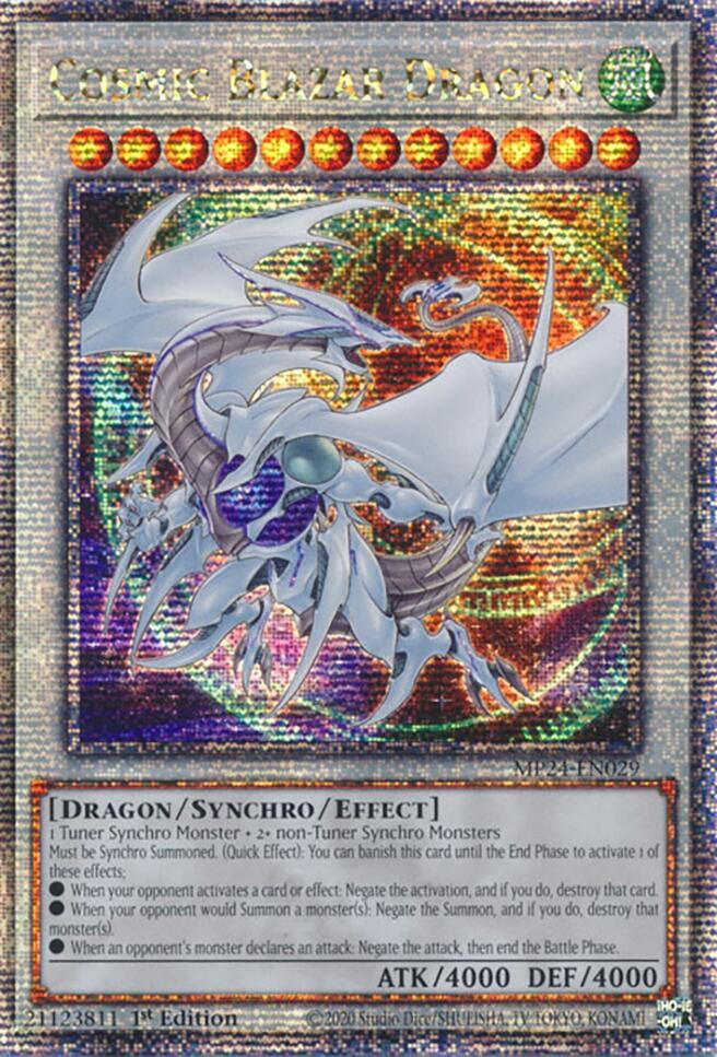 *【EU版】Cosmic Blazar Dragon (MP24-EN029)  :TIN缶 2024年版-25th Anniversary Tin: Dueling Mirrors