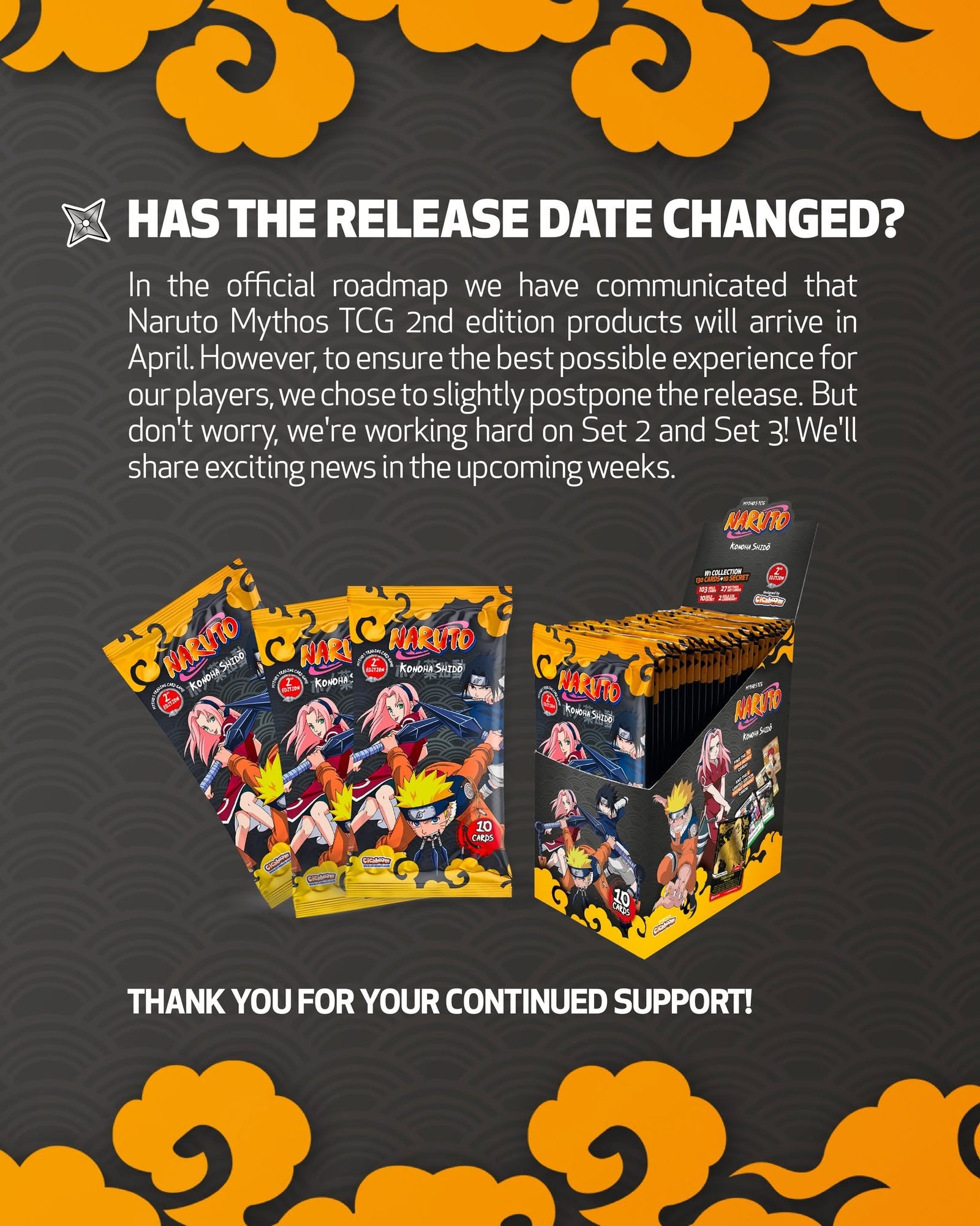 海外限定】ナルトカードゲーム Naruto Mythos TCGブースターボックス