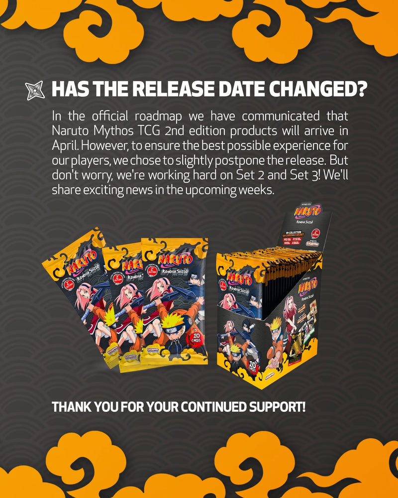 海外限定】ナルトカードゲーム Naruto Mythos TCGブースターボックス
