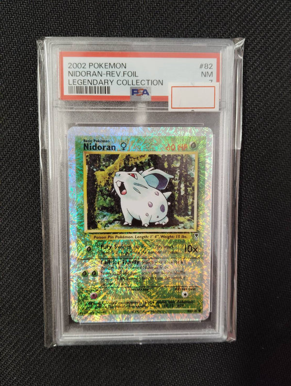 【英語版】PSA7ニドラン♀ リバースホロ(Legendary Collection) ※花火レア