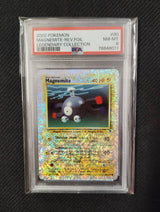 【英語版】訳あり/ PSA8 コイル リバースホロ(Legendary Collection) ※花火レア (ケース裏側下部分ヒビ)