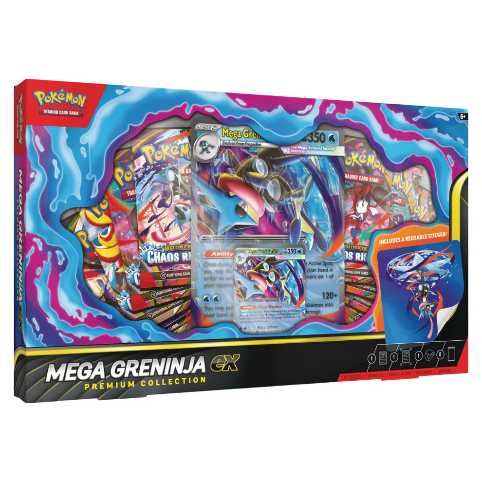 【新品未開封・シュリンク付き】メガゲッコウガex BOX　※送料無料 海外限定】ポケモン メガゲッコウガex(海外版) プレミアムコレクション