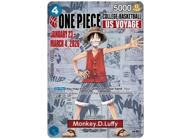 英語版】バスケットボール ルフィ プロモカード（1枚） – GRIMSHOP