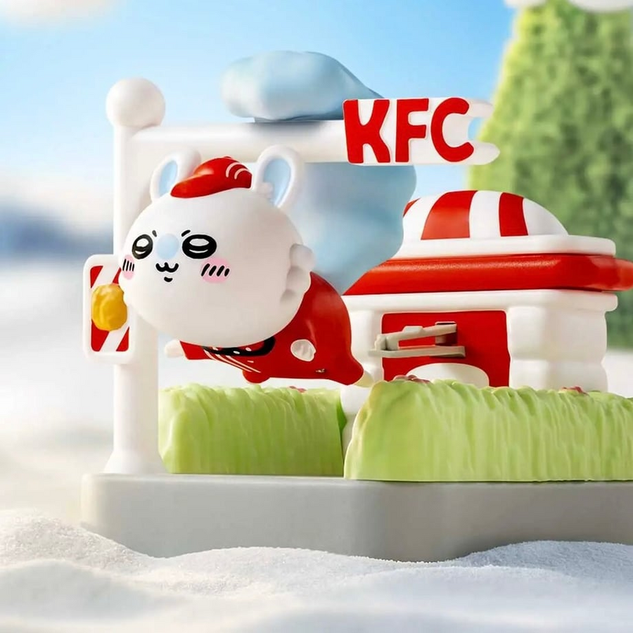 中国限定 ちいかわ ケンタッキー限定 おもちゃ コンプリート5点セット 中国限定】中国KFC(ケンタッキー)ちいかわコラボおもちゃ 5個セット