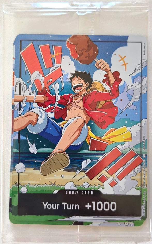 海外限定】【未開封】ルフィ ゾロ 2枚セット 4周年記念プロモ ドン